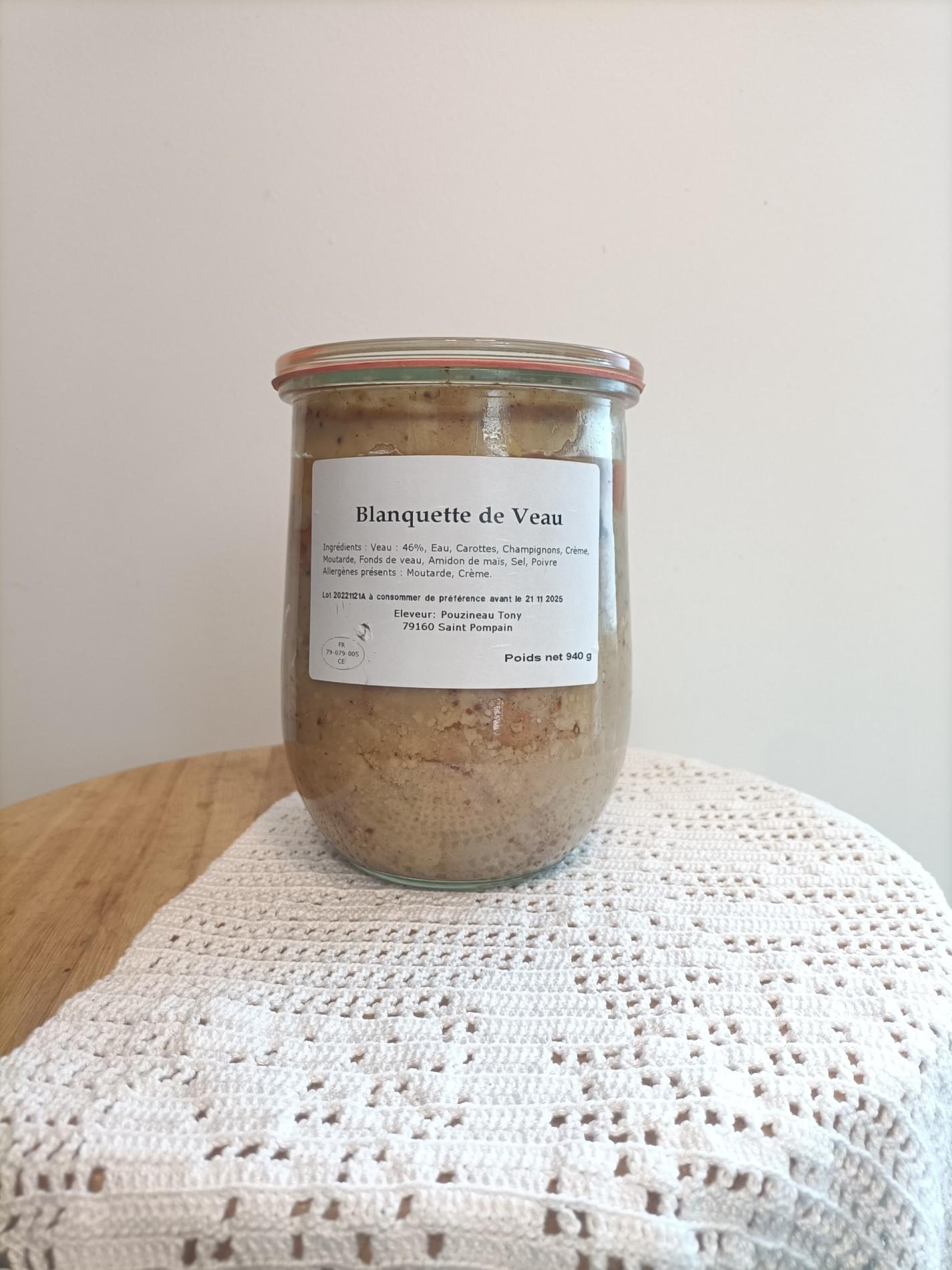 Blanquette de Veau 940g